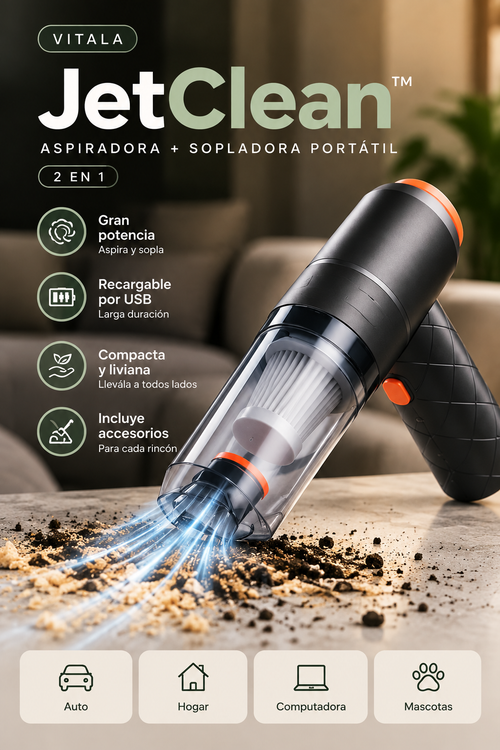 Vitala JetClean™ | Aspiradora + Sopladora